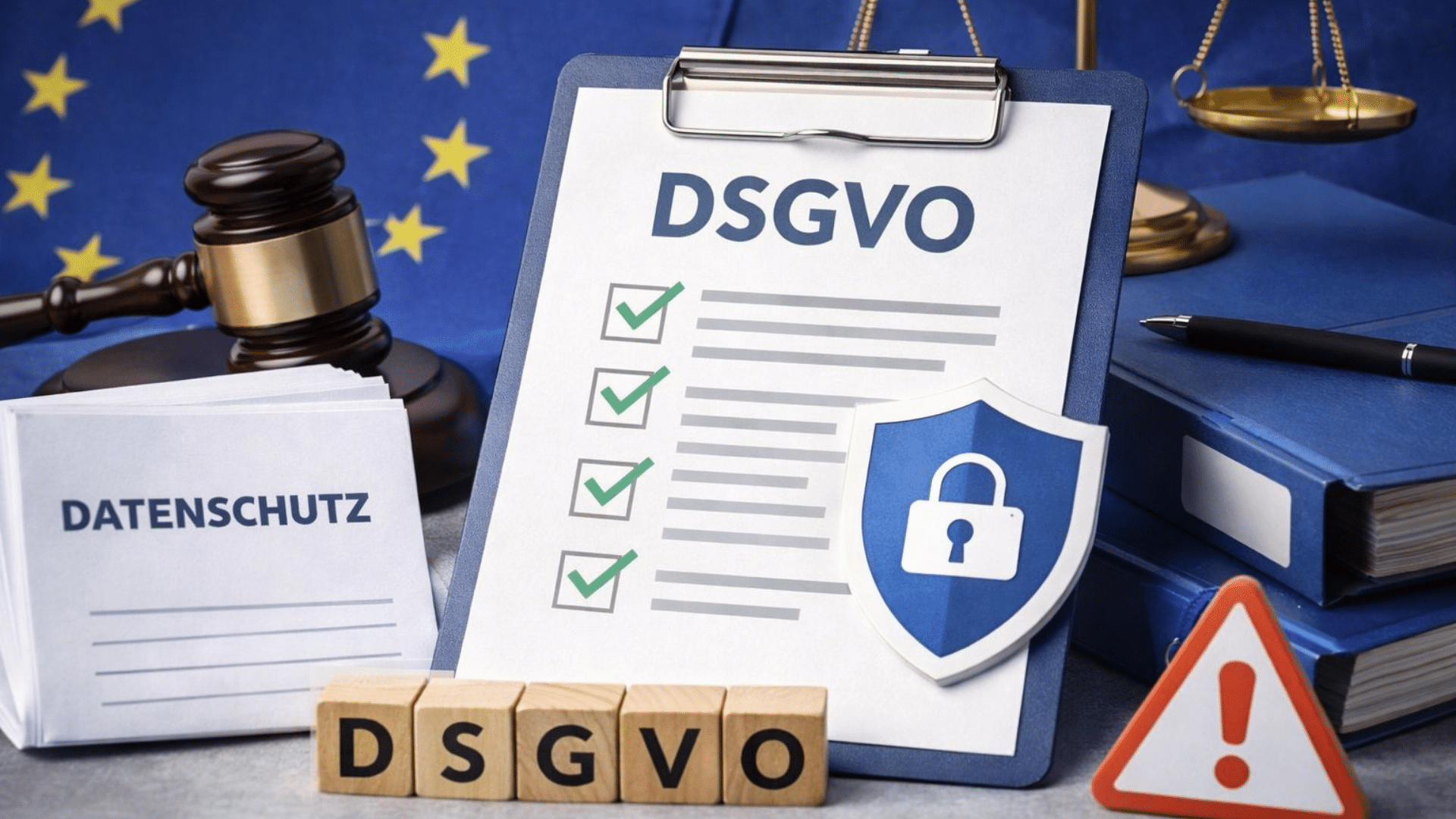 DSGVO Dokument und EU